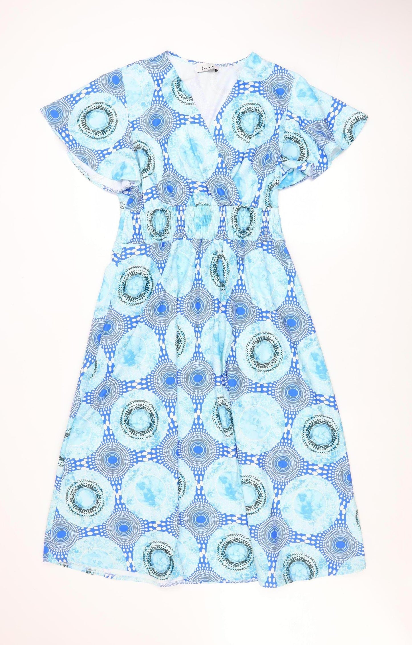 Womens UK Size S LUNA A-Line Dress