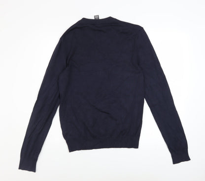 Mens UK Size XS H&M Blue Pullover Jumper