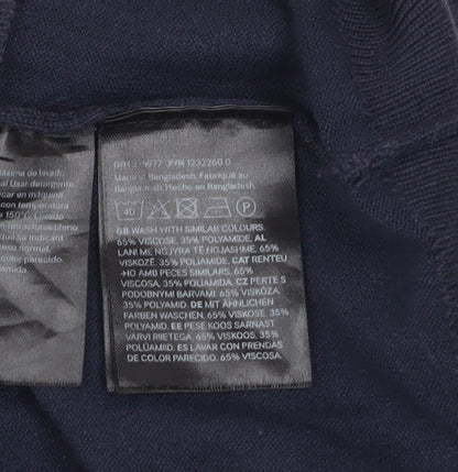 Mens UK Size XS H&M Blue Pullover Jumper