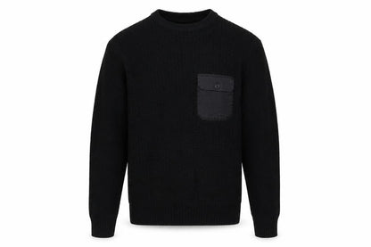 Mens UK Size L New Look Black Pullover Jumper