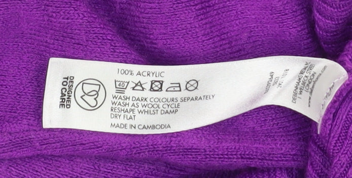 Womens UK Size 14 Debenhams Purple Pullover Jumper