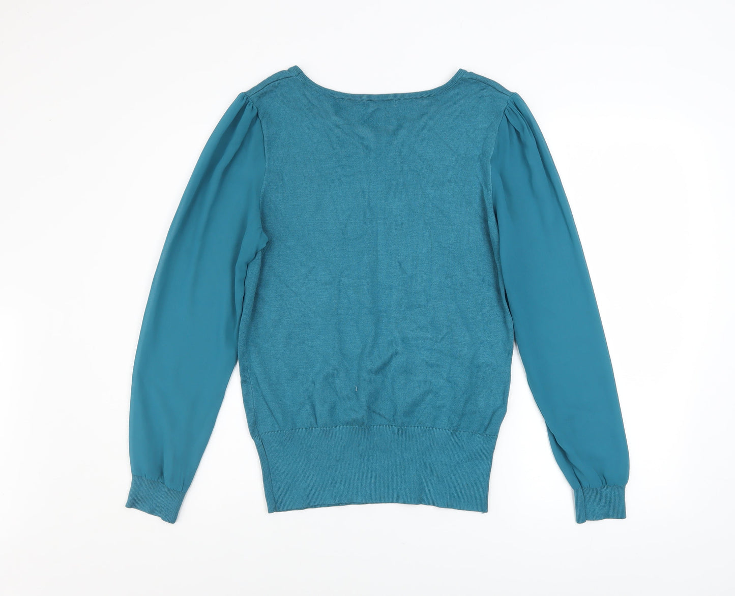 Womens UK Size 12 Roman Blue Pullover Jumper
