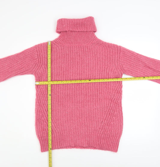 Womens UK Size 6 Marks and Spencer Pink Pullover Jumper
