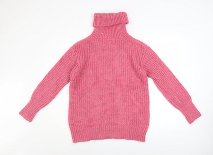 Womens UK Size 6 Marks and Spencer Pink Pullover Jumper