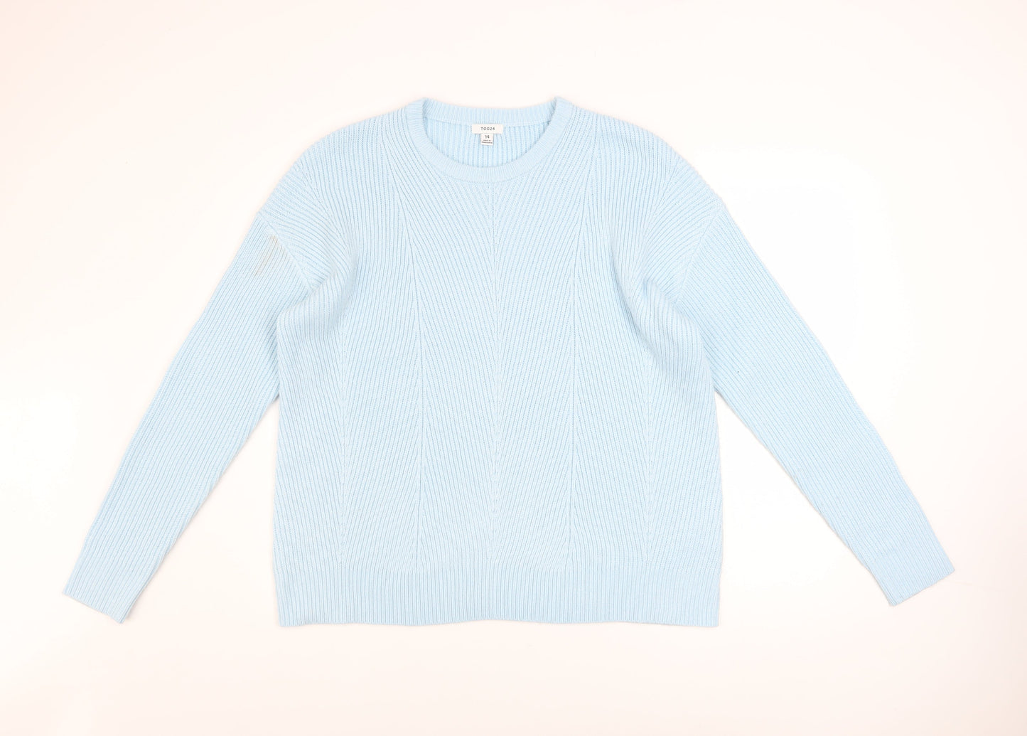 Womens UK Size 14 TOG24 Blue Pullover Jumper