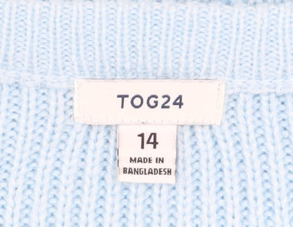 Womens UK Size 14 TOG24 Blue Pullover Jumper