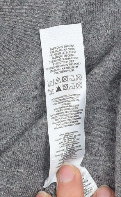 Womens UK Size 2XS Primark Grey Pullover Jumper