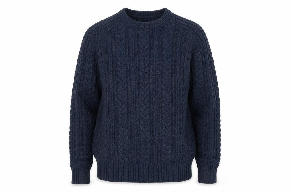 Mens UK Size M Fat Face Blue Pullover Jumper