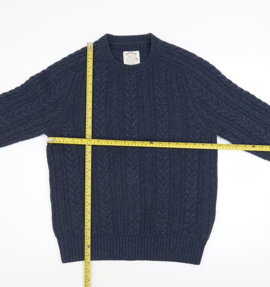 Mens UK Size M Fat Face Blue Pullover Jumper