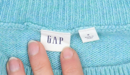 Womens UK Size M Gap Blue Pullover Jumper
