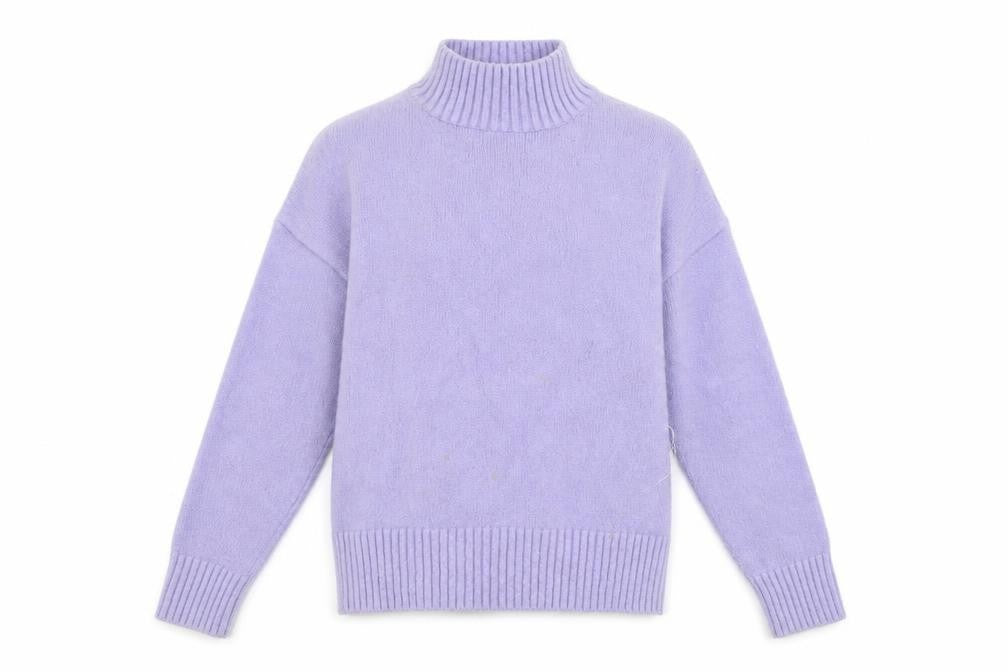 Womens UK Size S Bershka Purple Pullover Jumper