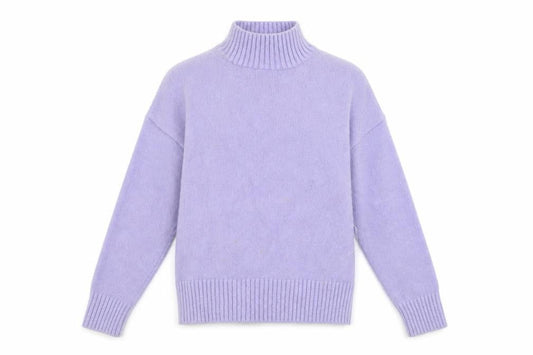 Womens UK Size S Bershka Purple Pullover Jumper