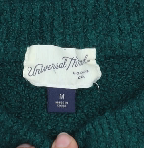 Womens UK Size M Universal Thread Green Pullover Jumper