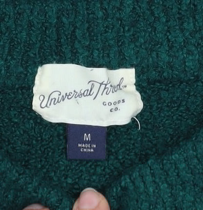 Womens UK Size M Universal Thread Green Pullover Jumper