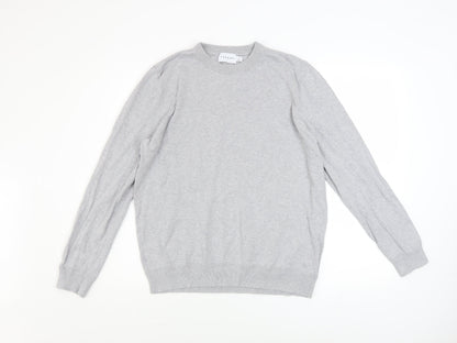 Mens UK Size M Topman Grey Pullover Jumper