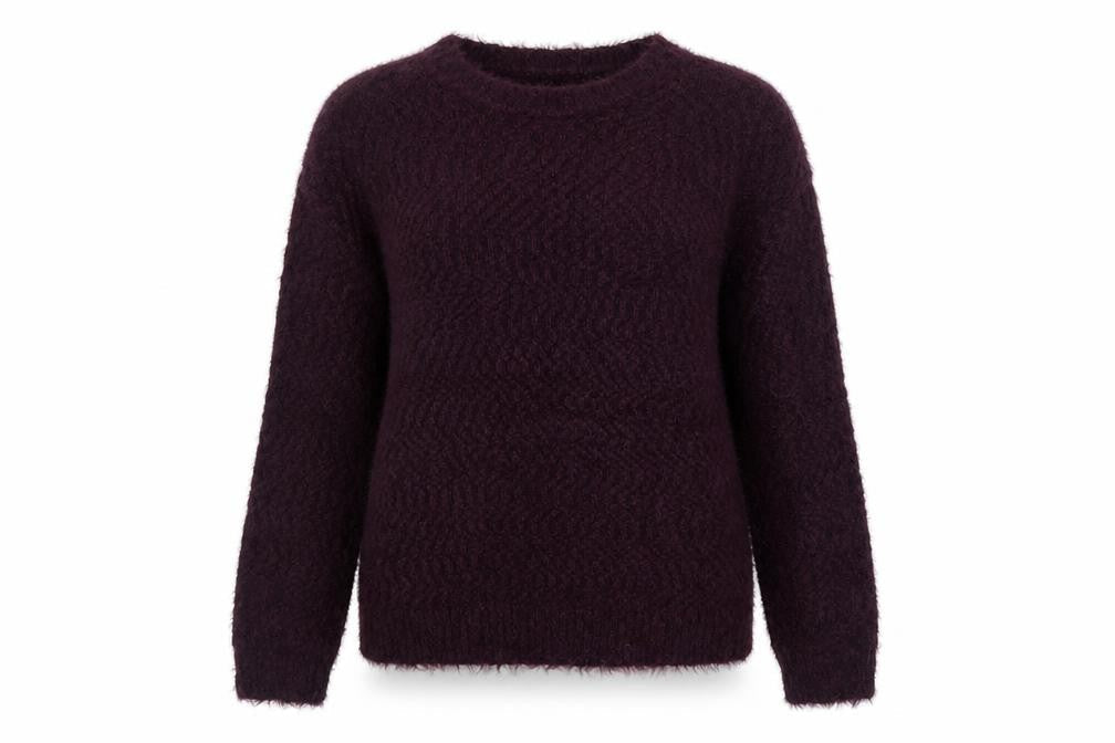 Womens UK Size M Marks and Spencer Purple Pullover Jumper