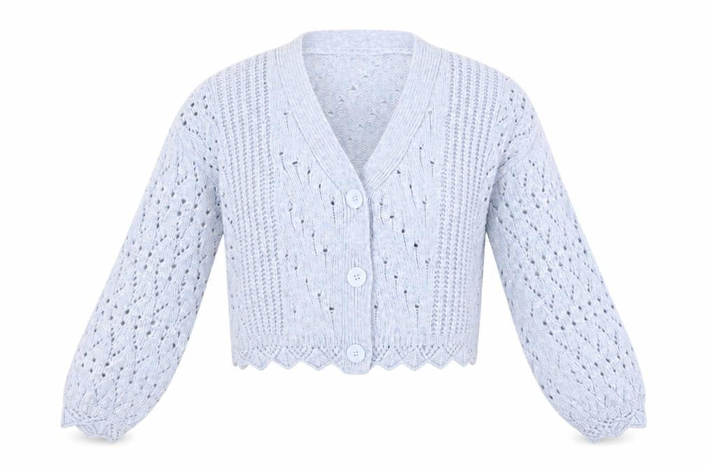 Womens UK Size S George Blue Cardigan Jumper