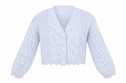 Womens UK Size S George Blue Cardigan Jumper