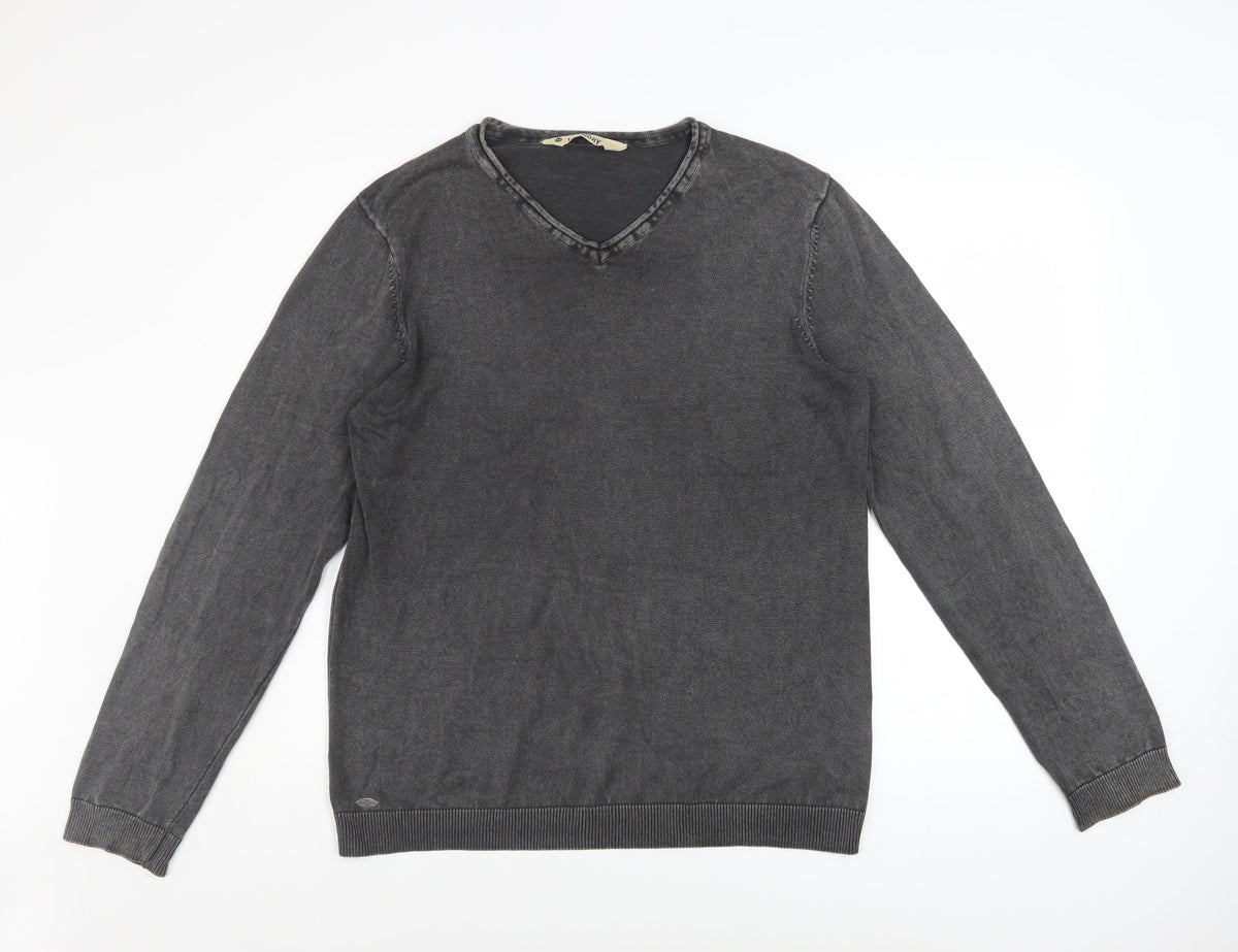 Mens UK Size M Tokyo Laundry Grey Pullover Jumper