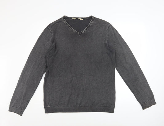 Mens UK Size M Tokyo Laundry Grey Pullover Jumper