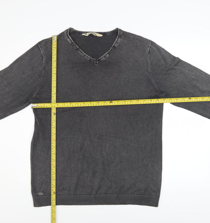 Mens UK Size M Tokyo Laundry Grey Pullover Jumper