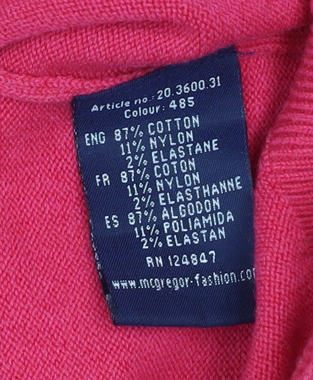 Mens UK Size 2XL McGregor Red Pullover Jumper