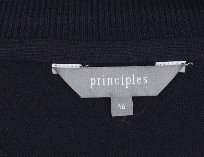 Womens UK Size 16 Principles Black Pullover Jumper