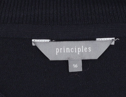 Womens UK Size 16 Principles Black Pullover Jumper