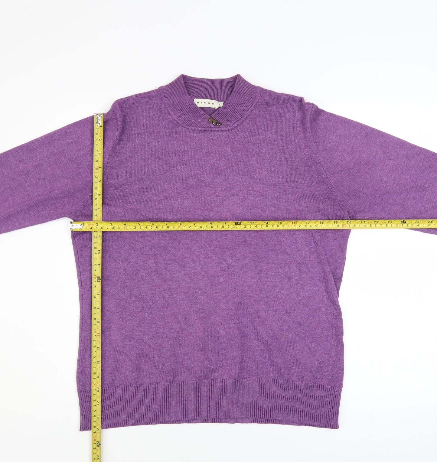 Womens UK Size XL Micha Purple Pullover Jumper