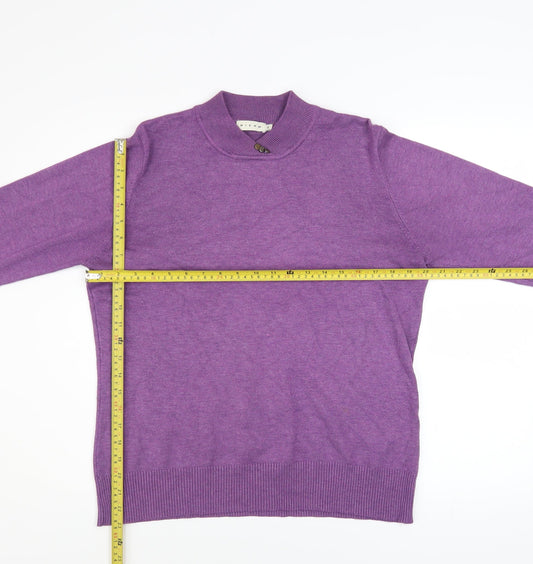 Womens UK Size XL Micha Purple Pullover Jumper