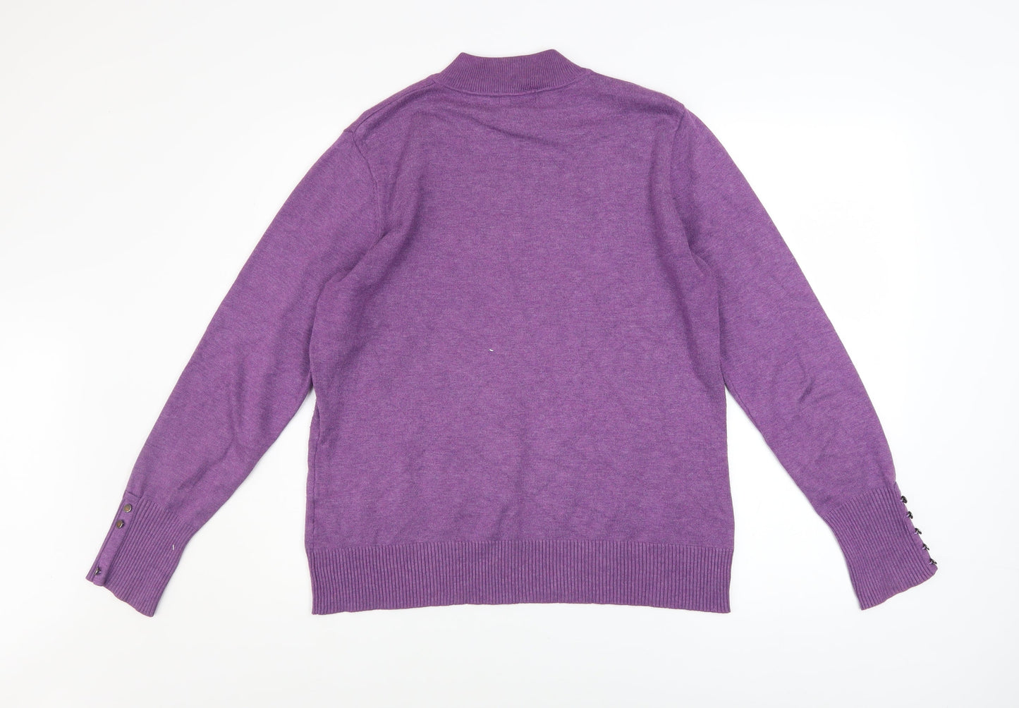Womens UK Size XL Micha Purple Pullover Jumper