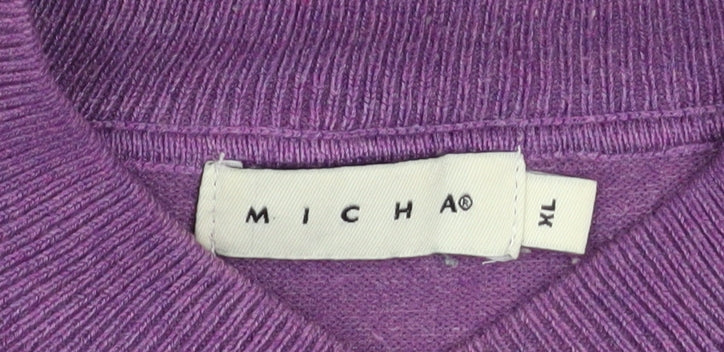 Womens UK Size XL Micha Purple Pullover Jumper