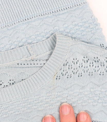 Womens UK Size 8 Warehouse Blue Pullover Jumper