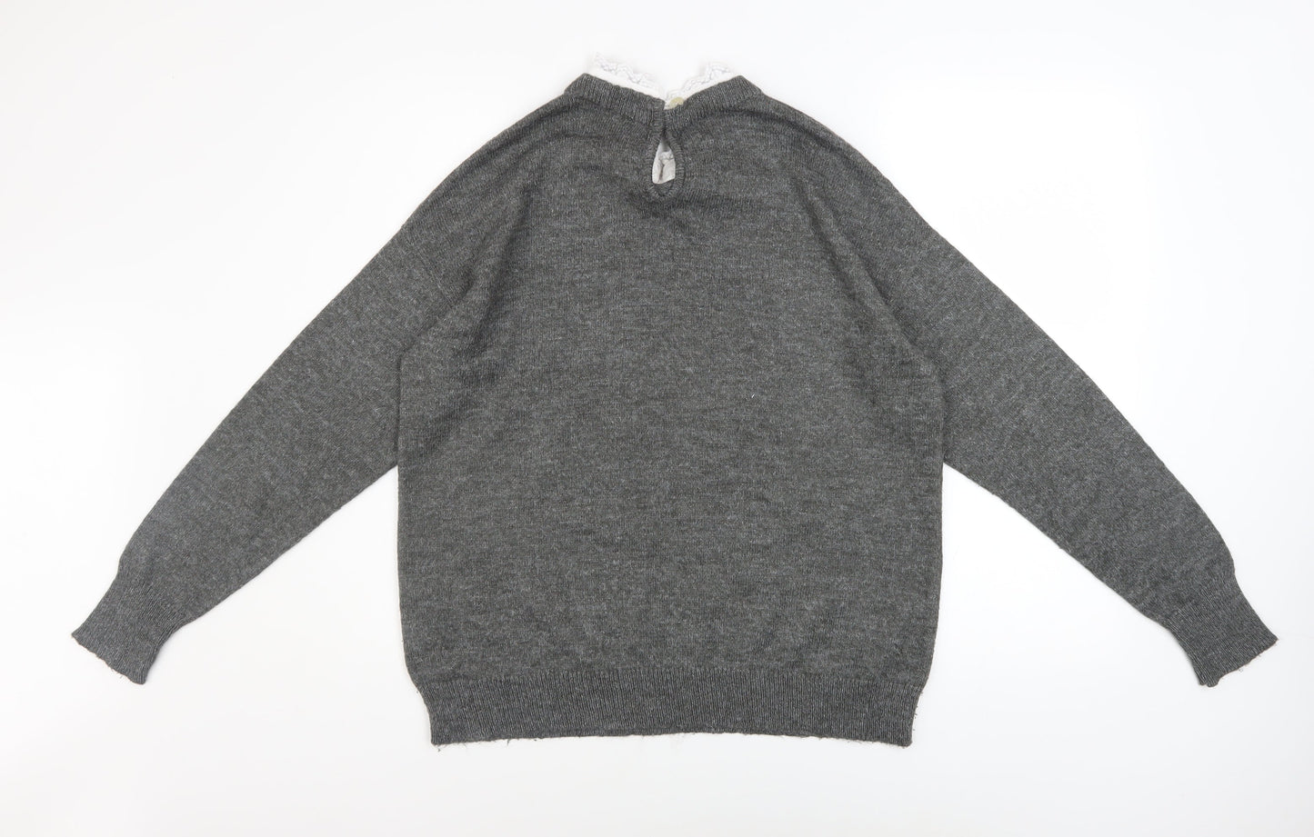 Womens UK Size L RR Grey Pullover Jumper