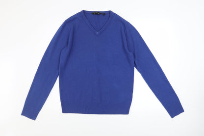 Mens UK Size S Cutting Edge Blue Pullover Jumper