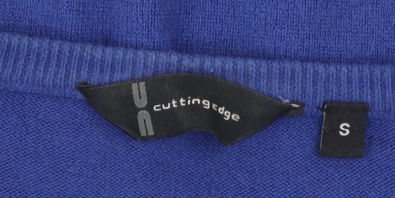 Mens UK Size S Cutting Edge Blue Pullover Jumper