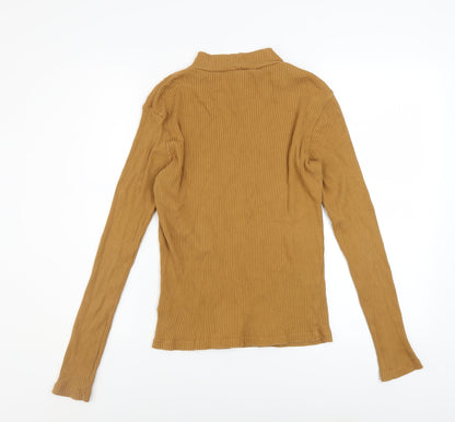 Womens UK Size S Uniqlo Brown Pullover Jumper