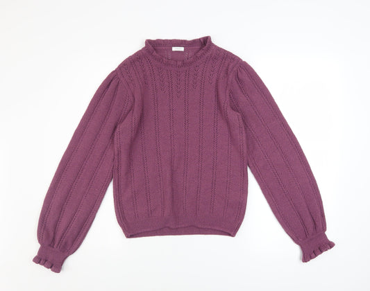 Girls UK Size 14 Years NEXT Purple Pullover Jumper