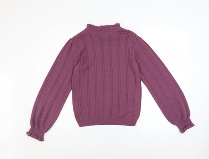 Girls UK Size 14 Years NEXT Purple Pullover Jumper