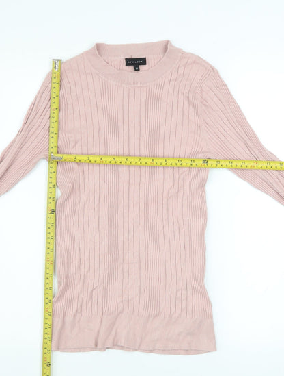 Womens UK Size 14 New Look Pink Pullover Jumper