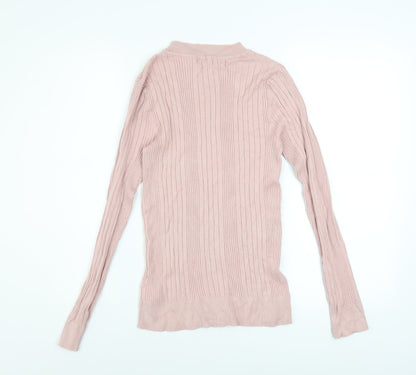Womens UK Size 14 New Look Pink Pullover Jumper