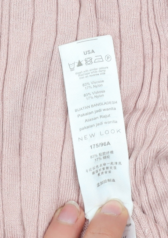 Womens UK Size 14 New Look Pink Pullover Jumper