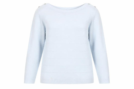 Womens UK Size 14 Maine New England Blue Pullover Jumper