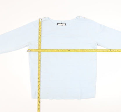 Womens UK Size 14 Maine New England Blue Pullover Jumper