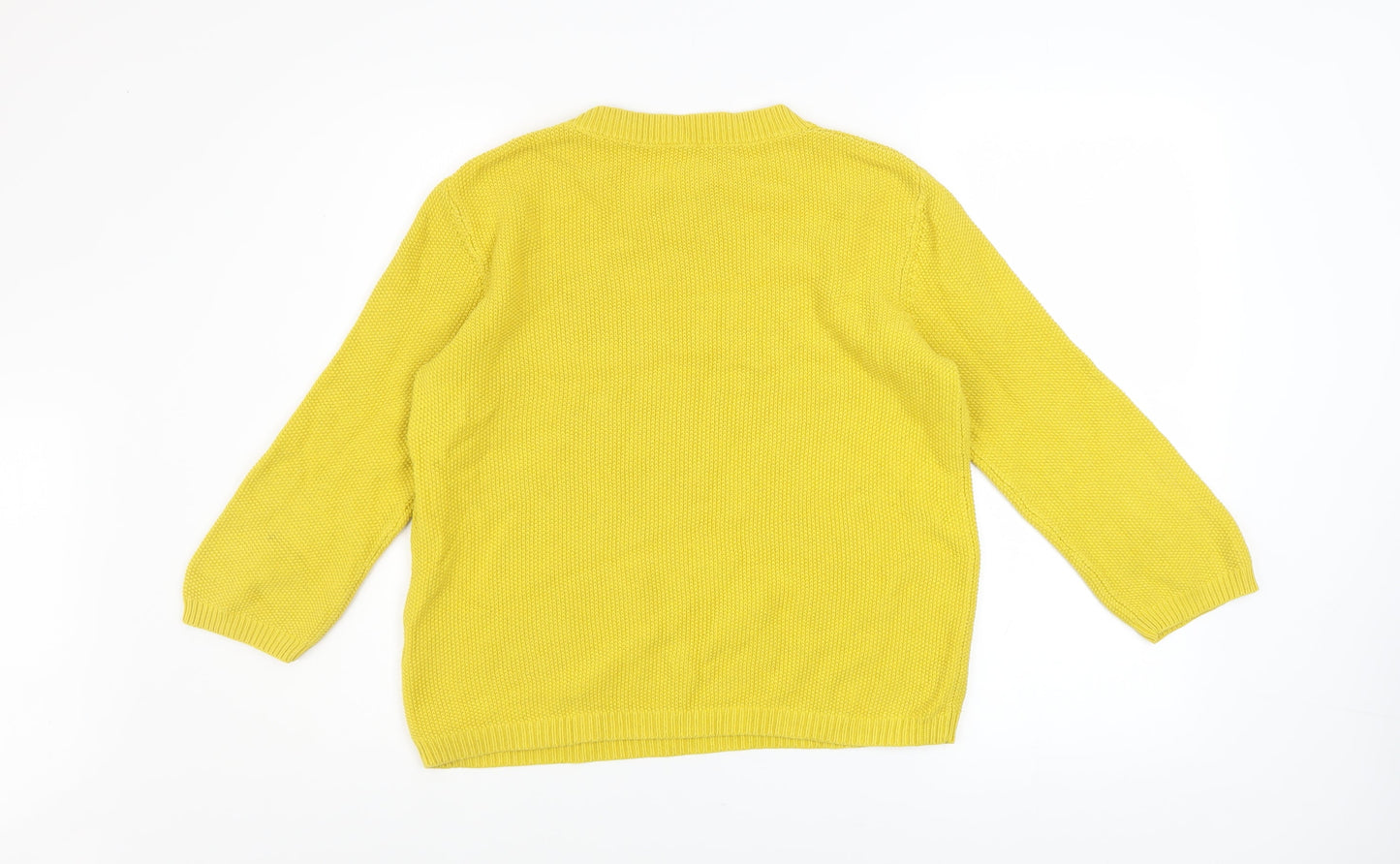 Womens UK Size M Hobbs Yellow Pullover Jumper