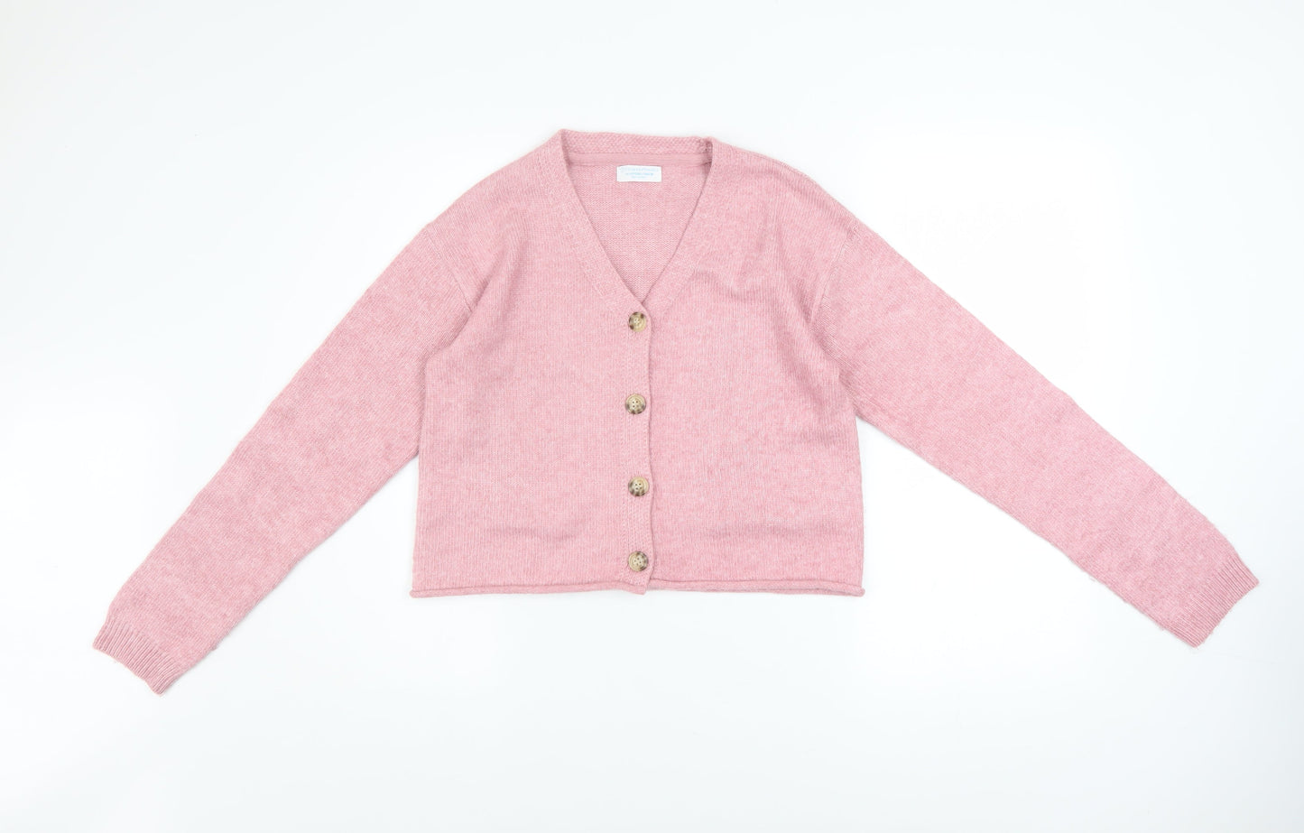 Girls UK Size 14-15 Years Primark Pink Cardigan Jumper