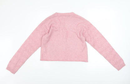 Girls UK Size 14-15 Years Primark Pink Cardigan Jumper