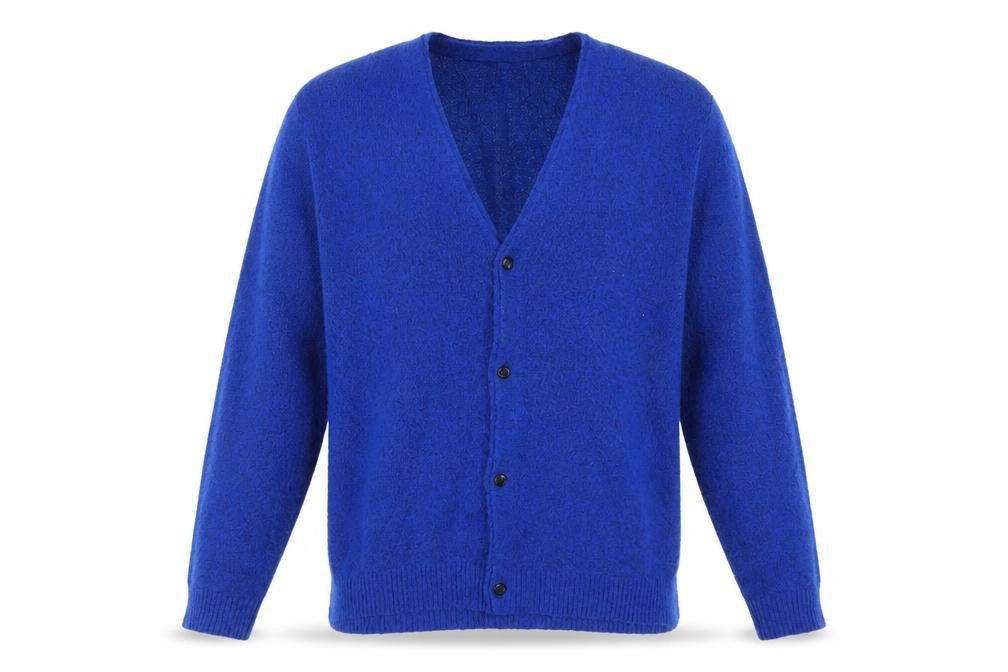 Mens UK Size XL H&M Blue Cardigan Jumper