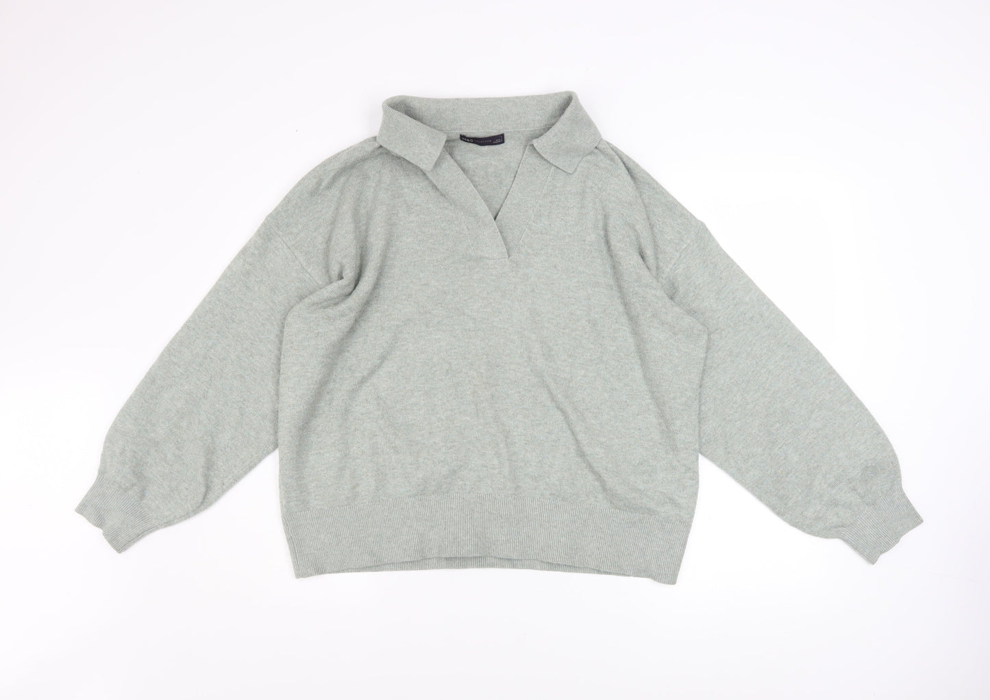 Womens UK Size L Marks and Spencer Grey Pullover Jumper