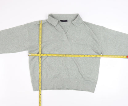Womens UK Size L Marks and Spencer Grey Pullover Jumper